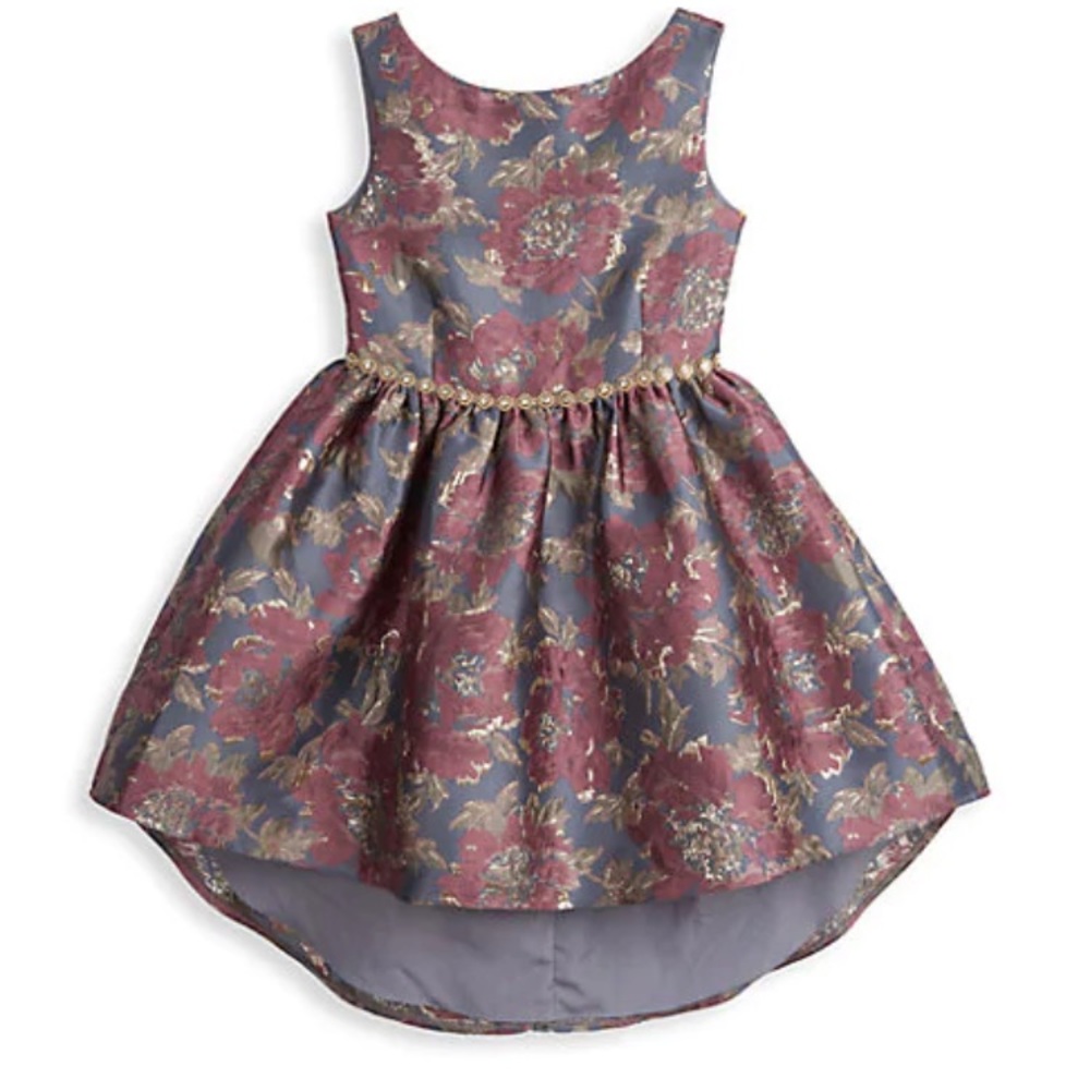 Badgley Mischka Floral Jacquard-Girls size 10